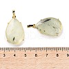 Natural Prehnite Pendants G-U002-01G-H-3