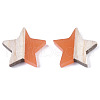 Resin & Wood Cabochons RESI-R425-02G-2
