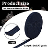 Cotton & Silk Blended Yarns Ribbon for Sword Handle Decoration OCOR-WH0085-72B-2