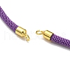 Nylon Cords Necklace Making AJEW-P116-03G-08-2