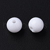 Opaque Acrylic Beads X-MACR-S370-C8mm-01-2
