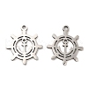Non-Tarnish 316L Surgical Stainless Steel Pendants STAS-D046-09P-1