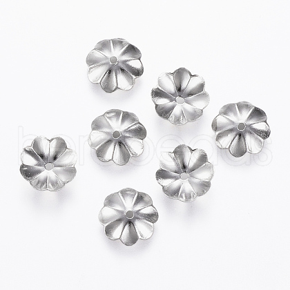 Tarnish Resistant 304 Stainless Steel Bead Caps STAS-G161-17P-1