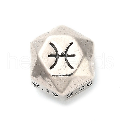 S925 Sterling Silver Beads STER-K183-03AS-12-1