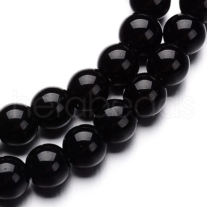 Glass Round Bead Strands GLAA-I028-10mm-02-1