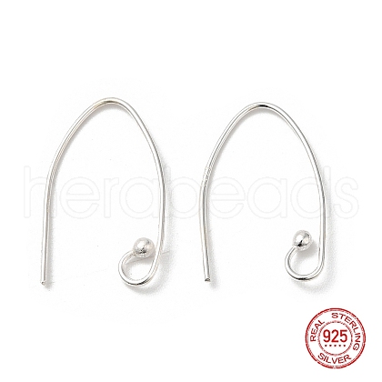 925 Sterling Silver Earring Hooks STER-M117-01S-1