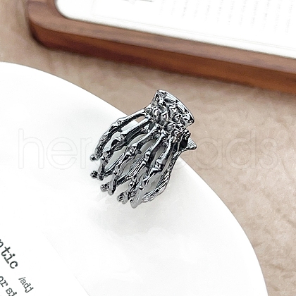 Alloy Claw Hair Clips PW-WG914BE-01-1