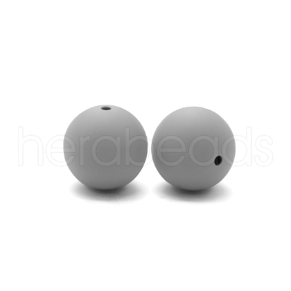 Silicone Beads Round Rubber Bead 15MM Loose Spacer Beads for DIY Supplies Jewelry Keychain Making FIND-SX0001-176-1
