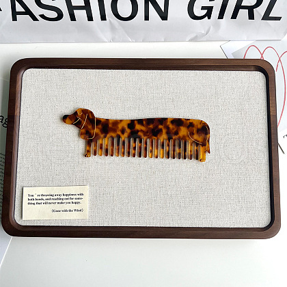 Cellulose Acetate Hair Combs PW-WG46438-02-1