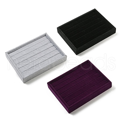 5-Slot Velvet Ring Display Storage Boxes CON-G022-02-1