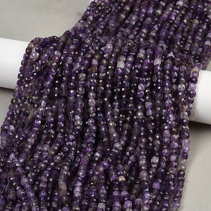 Natural Amethyst Beads Strands G-RM2025-C41-C-1