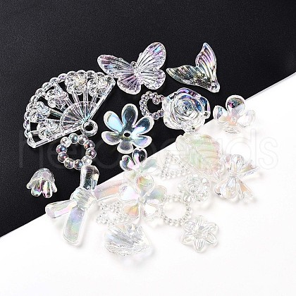 Transparent Acrylic Beads OACR-N137-73G-1