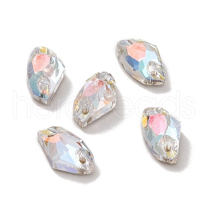 Axe Shape Sew on Rhinestone RGLA-C001-01A-001LA-1