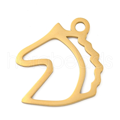 Ion Plating(IP) 304 Stainless Steel Pendants STAS-B056-13G-01-1