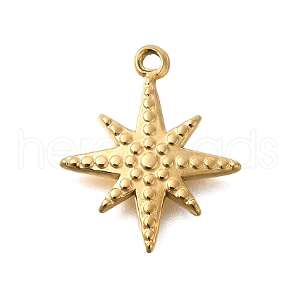 PVD Vacuum Plating 201 Stainless Steel Pendants STAS-C111-42G-1