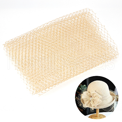 Polyester Birdcage Bridal Veil Netting AJEW-WH0471-102B-1