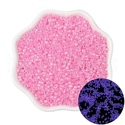 Luminous Glow in the Dark Cylinder Seed Beads PW-WG26040-05-1