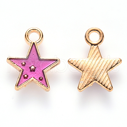 Alloy Enamel Charms ENAM-S121-028-1