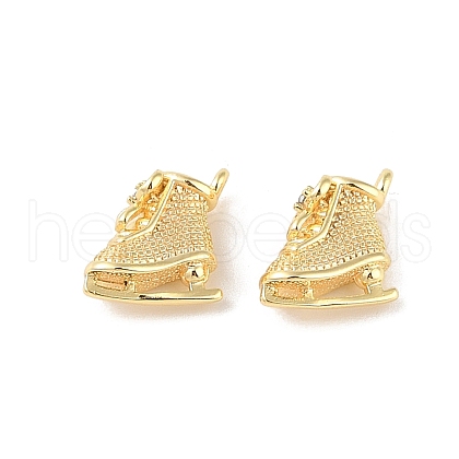 Brass Micro Pave Cubic Zirconia Pendants KK-Q816-26G-1