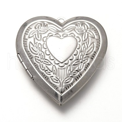 Non-Tarnish 316 Stainless Steel Locket Pendants STAS-P268-01A-P-1