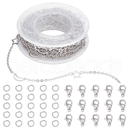 SUNNYCLUE DIY Chain Necklaces Making Kits DIY-SC0020-80-1