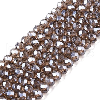 Electroplate Glass Beads Strands EGLA-A044-T2mm-A16-1
