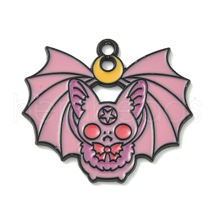 Halloween Theme Alloy Enamel Pendants X1-ENAM-I060-07B-1