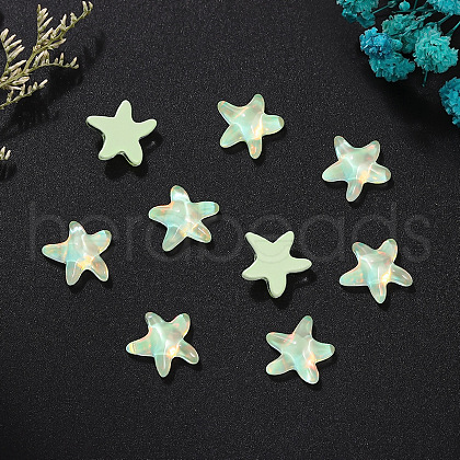 Starfish Glass Cabochons PW-WG37A61-04-1