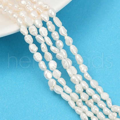 Natural Cultured Freshwater Pearl Beads Strands PEAR-P064-20F-02A-1