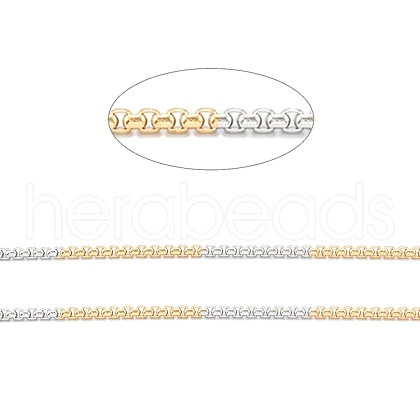 Ion Plating(IP) 304 Stainless Steel Box Chains STAS-B001-27A-G-1