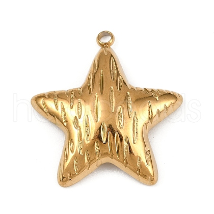 304 Stainless Steel Pendants STAS-B092-05B-G-1