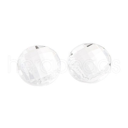 Acrylic Rhinestone Cabochons GACR-R002-12mm-08-1