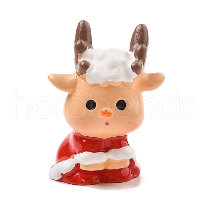 Christmas Resin Sculpture Display Decorations DJEW-K029-02E-1