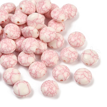 Acrylic Imitation Turquoise Beads OACR-S047-06-1