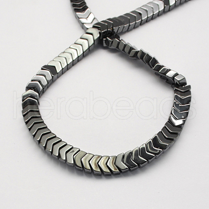 Non-magnetic Synthetic Hematite Beads Strands G-Q895-17-1