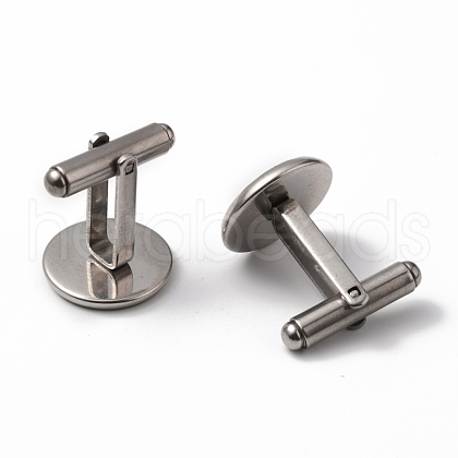 304 Stainless Steel Cuff Buttons STAS-L262-39E-P-1