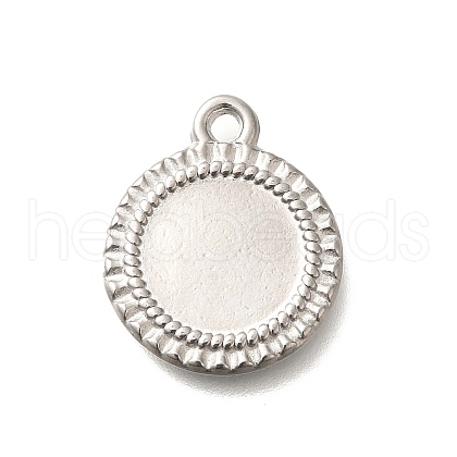 304 Stainless Steel Pendant Cabochon Settings STAS-I321-60P-1