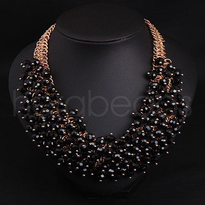 Alloy Bib Neckalces for Women FS-WG98D6E-02-1
