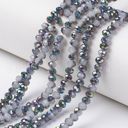 Electroplate Glass Beads Strands EGLA-A034-J3mm-Q04-1
