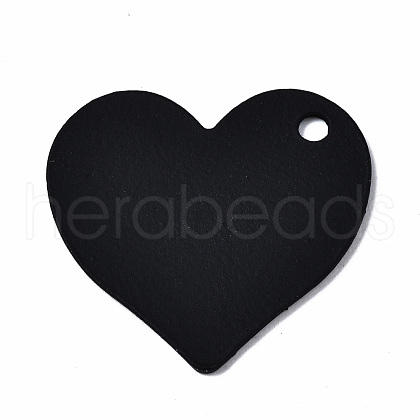 Spray Painted Alloy Pendants PALLOY-Q434-012A-NR-1