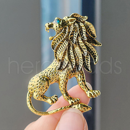 Alloy Rhinestone Brooch for Backpack Clothes PW-WG8300B-02-1