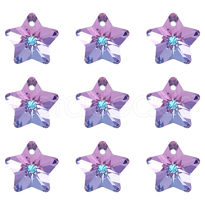 K9 Glass Rhinestone Charms X-GLAA-TA001-007-1