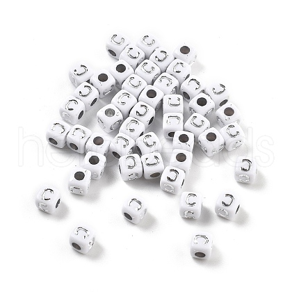 Opaque Acrylic Beads OACR-D282-06C-1