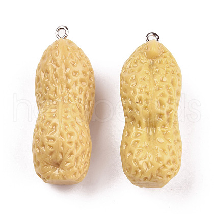Opaque Resin Pendants RESI-N021-31A-1