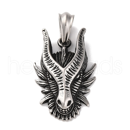 304 Stainless Steel Pendants STAS-U021-04AS-1