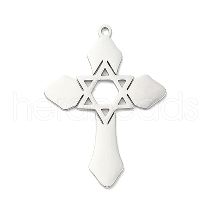 Non-Tarnish 304 Stainless Steel Pendants STAS-K287-01P-1