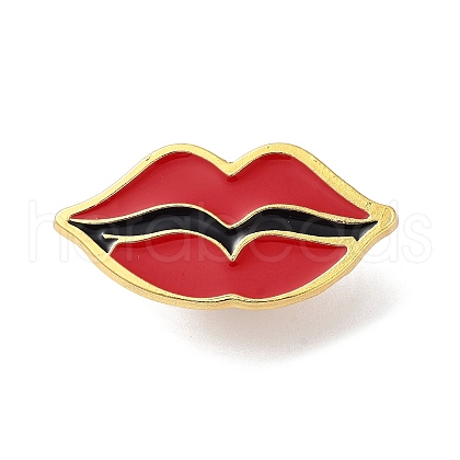 Golden Alloy Brooches JEWB-K020-01A-G-1