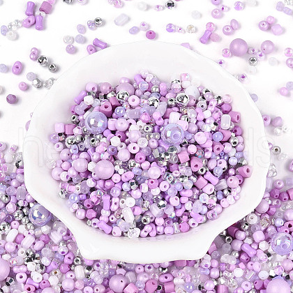 Baking Paint Glass Seed Beads GLAA-SZC0007-05-1