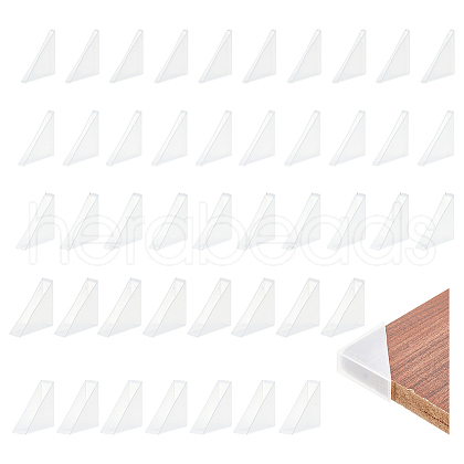  50Pcs 5 Styles Plastic Triangle Corner Protector FIND-NB0005-47-1