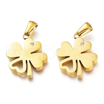 Ion Plating(IP) 304 Stainless Steel Pendants STAS-A047-03G-1
